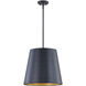 Allson 3 Light 16 inch Matte Black Indoor Pendant Ceiling Light